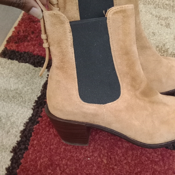 Frame Le Lexington Suede Chelsea boots - Picture 8 of 9